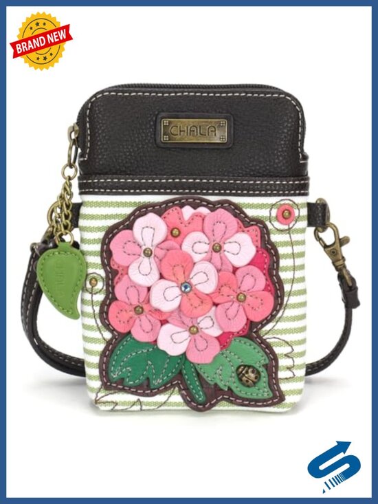 Handbags - PU Leather Cell Phone Crossbody Purse with Adjustable Strap